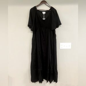 Heyson Black Maxi Dress- 2XL